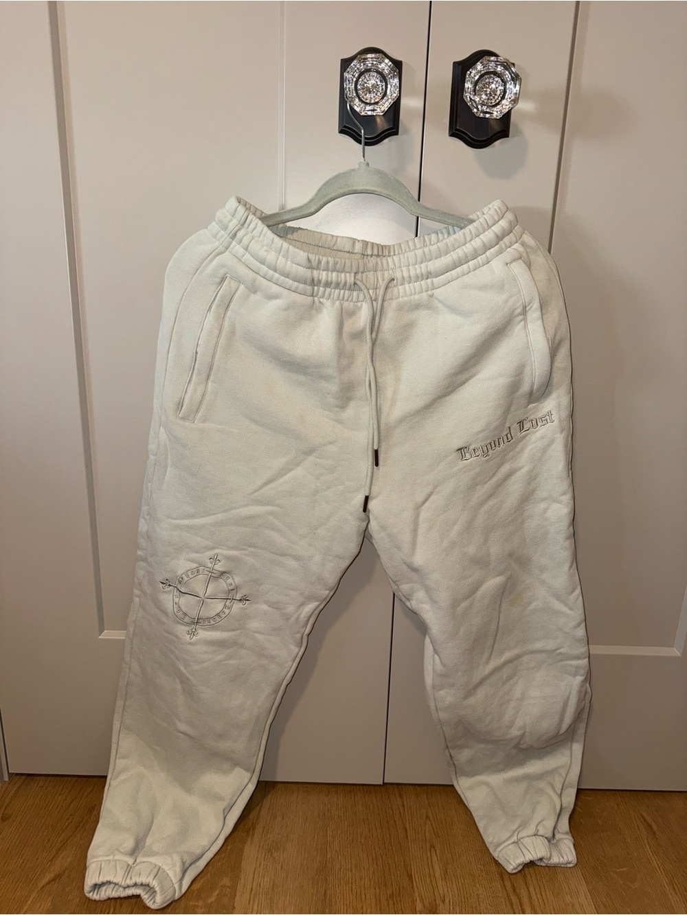 Beyond Lost NYC- Misty Green Fleece Jogger Sweatpants - Relaxed Fit